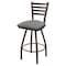 Holland Bar Stool Co 25" Swivel Counter Stool, Brnz Finish, Graph Seat X410 - alternate 1